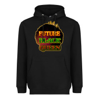 Black Future black queen Heavyweight Hoodie - HowdyJamesFarm