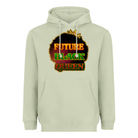 Matcha Future black queen Heavyweight Hoodie - HowdyJamesFarm