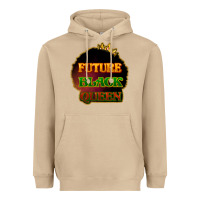 Mushroom Future black queen Heavyweight Hoodie - HowdyJamesFarm