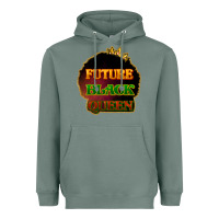 Sage Future black queen Heavyweight Hoodie - HowdyJamesFarm