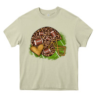 Mossy american football helmet Heavy Core Tee - JahusDesignShop