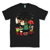Black merry christmas Classic Tee - MaliasSmallBusiness
