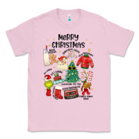 Bubblegum Pink merry christmas Classic Tee - MaliasSmallBusiness