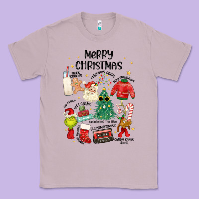 Merry Christmas Classic Tee Designed By Maliassmallbusiness