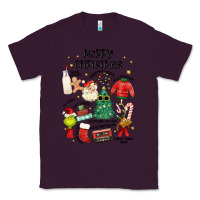 Plum merry christmas Classic Tee - MaliasSmallBusiness