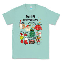 Seafoam merry christmas Classic Tee - MaliasSmallBusiness