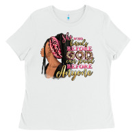 White She who kneels before god can stand before anyone Ladies Tee - RanaPortraitStore