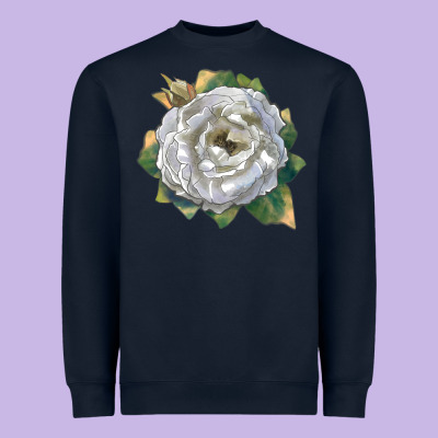 Pillow Fight Rose Heavyweight Sweatshirt Designed By Lillyallendesigns