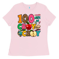 Bubblegum Pink 100 days of cray cray Ladies Tee - Jasminsmagicworld