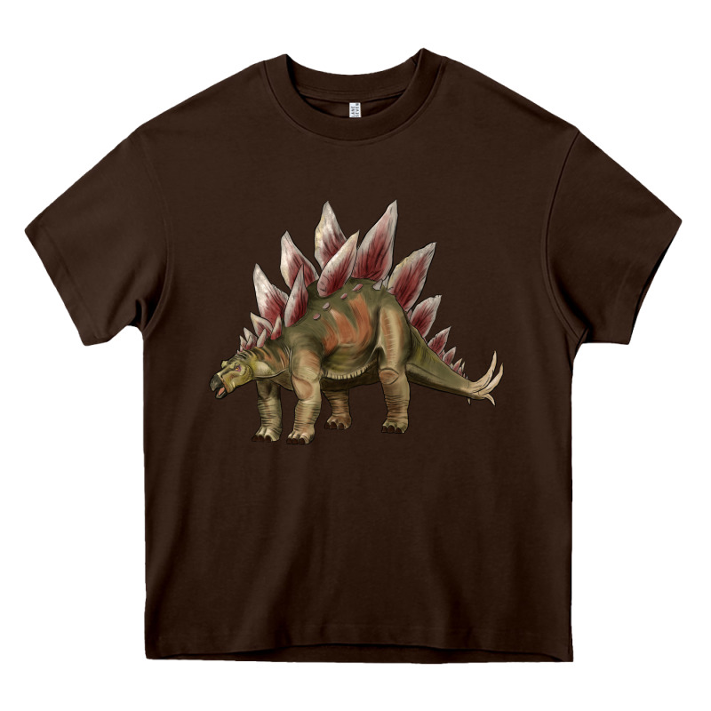 Dinosaur Stegosaurus Heavy Core Tee by Artiststas | Teevron