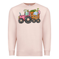 Easter Bunny Tractor Premium Sweatshirt | Teevron