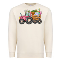 Sandshell Easter bunny tractor Premium Sweatshirt - CowGirlArtShop