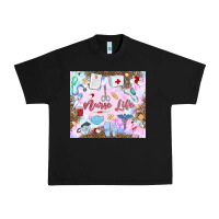 Black nurse life Urban Heavy Tee - MaliasSmallBusiness