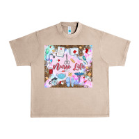French Oak nurse life Urban Heavy Tee - MaliasSmallBusiness