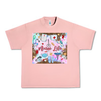 Salmon nurse life Urban Heavy Tee - MaliasSmallBusiness
