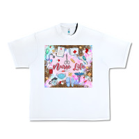 White nurse life Urban Heavy Tee - MaliasSmallBusiness
