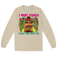 Mushroom i want tequila little time with you Long Sleeve Tee - LillyAllenDesigns