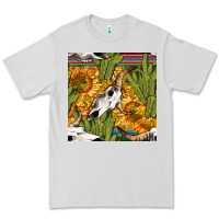 Dove Grey western bull skull seamless pattern Premium Tee - BundleAndBundleShop