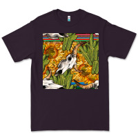 Plum western bull skull seamless pattern Premium Tee - BundleAndBundleShop