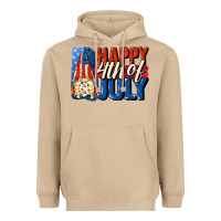 Mushroom Happy 4th of july gnome Heavyweight Hoodie - CowGirlArtShop