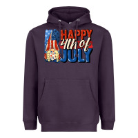 Plum Happy 4th of july gnome Heavyweight Hoodie - CowGirlArtShop