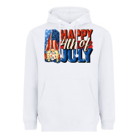 White Happy 4th of july gnome Heavyweight Hoodie - CowGirlArtShop