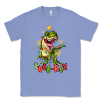 Colony Blue tree rex trex christmas dinosaur Classic Tee - MaliasSmallBusiness