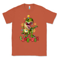 Copper tree rex trex christmas dinosaur Classic Tee - MaliasSmallBusiness