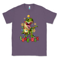 Lavender tree rex trex christmas dinosaur Classic Tee - MaliasSmallBusiness