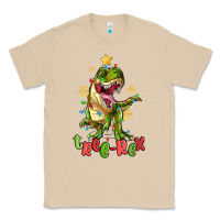 Mushroom tree rex trex christmas dinosaur Classic Tee - MaliasSmallBusiness