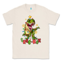 Natural tree rex trex christmas dinosaur Classic Tee - MaliasSmallBusiness