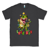Smoke tree rex trex christmas dinosaur Classic Tee - MaliasSmallBusiness