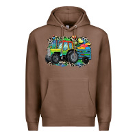 Chestnut Autism farm tractor Premium Hoodie - CowGirlArtShop