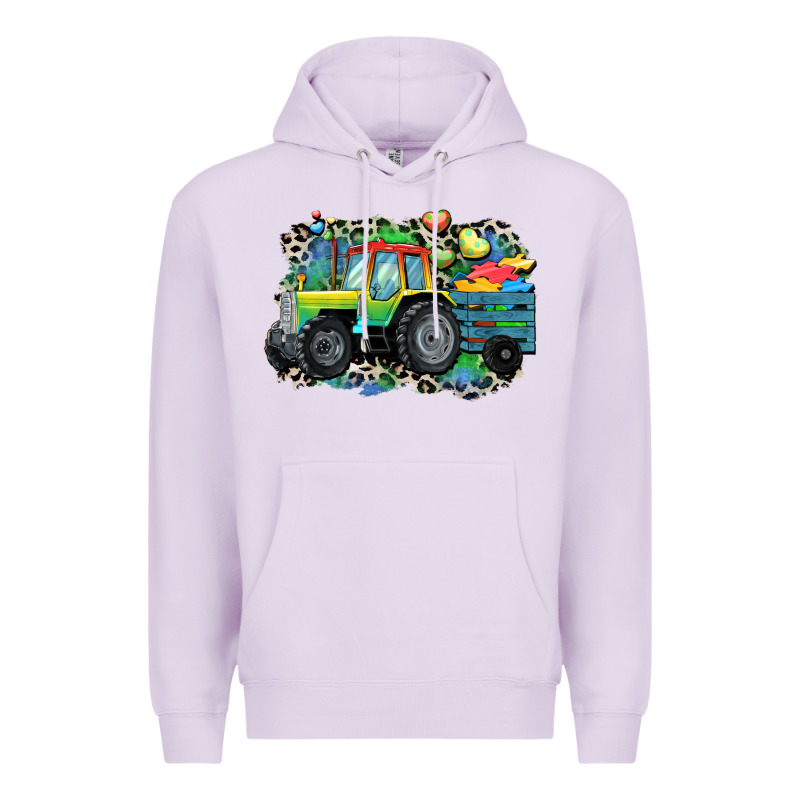 Autism Farm Tractor Premium Hoodie by CowGirlArtShop | Teevron