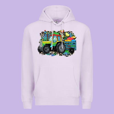 Autism Farm Tractor Premium Hoodie Designed By Cowgirlartshop