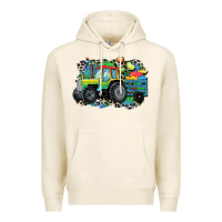 Tofu Autism farm tractor Premium Hoodie - CowGirlArtShop