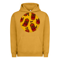 Pigment Peanut Butter african masks round earrings 5 Urban Hoodie - BundleAndBundleShop