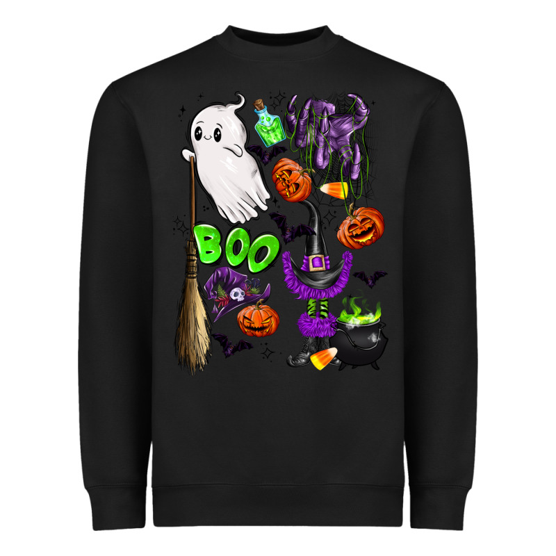 Cute Ghost Heavyweight Sweatshirt by LillyAllenDesigns | Teevron