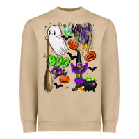 Mushroom cute ghost Heavyweight Sweatshirt - LillyAllenDesigns