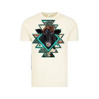 Vintage Arctic black angus cowhide aztec Vintage Tee - JahusDesignShop