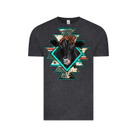 Vintage Black black angus cowhide aztec Vintage Tee - JahusDesignShop