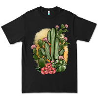 Black cactus Premium Tee - JahusDesignShop