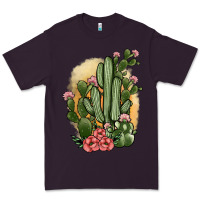Plum cactus Premium Tee - JahusDesignShop