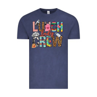 Vintage Denim lunch lady crew Vintage Tee - NancyCooperArtShop