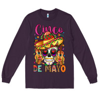 Plum cinco de mayo Long Sleeve Tee - LillyAllenDesigns
