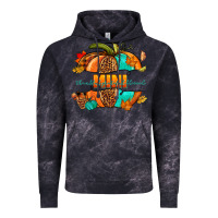 Cloud Black Thankful grateful blessed mini pumpkin Vintage Hoodie - NancyCooperArtShop