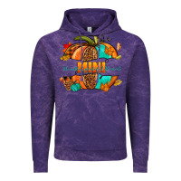 Cloud Purple Thankful grateful blessed mini pumpkin Vintage Hoodie - NancyCooperArtShop