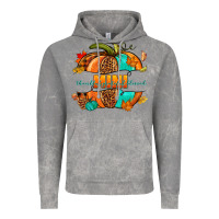 Cloud Rock Thankful grateful blessed mini pumpkin Vintage Hoodie - NancyCooperArtShop