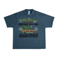 Midnight Navy christmas tree farm Urban Heavy Tee - MaliasSmallBusiness