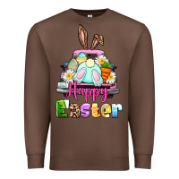 Chestnut Bunny Happy Easter truck Premium Sweatshirt - CowGirlArtShop